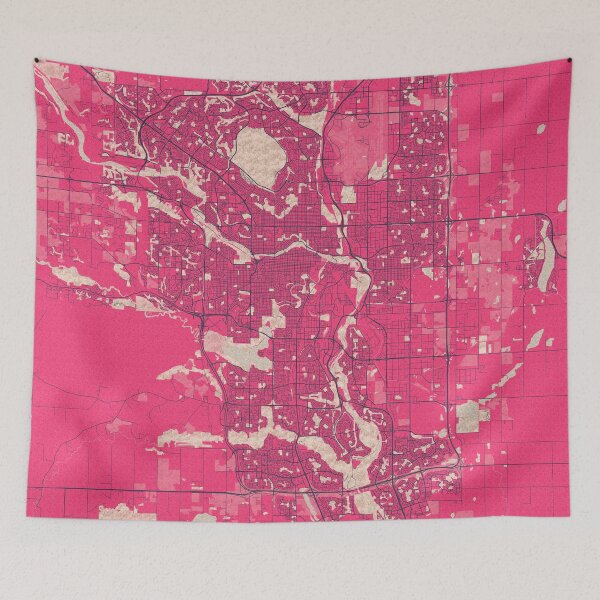 Item preview, Calgary City Map of Canada - Blossom designed and sold by deMAP.