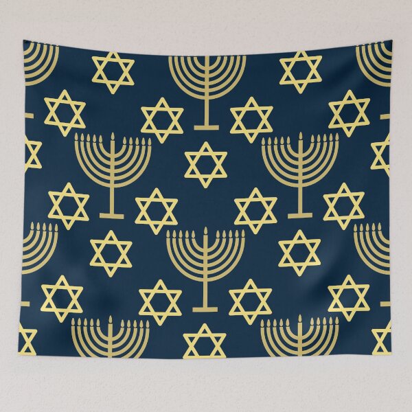 Item preview, Hanukkah Pathern, Star of David and Menorah designed and sold by RuyaFab.