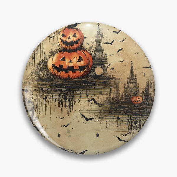 Item preview, Haunted Pumpkins designed and sold by patchic.