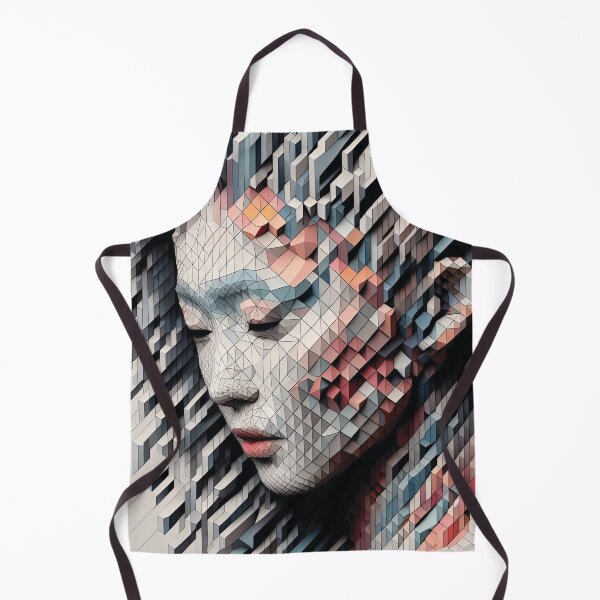 Item preview, Pastel Dreams. Portrait made up of 3D Shapes designed and sold by AtithasosTragos.