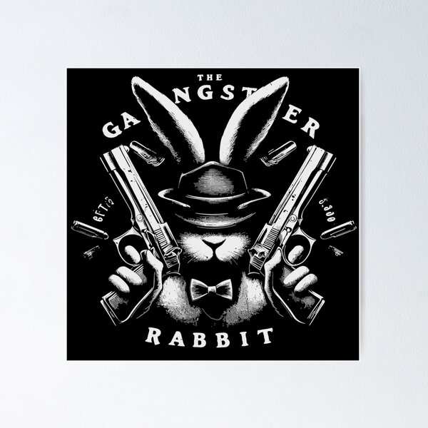 Item preview, Gangster rabbit designed and sold by gittuska11.
