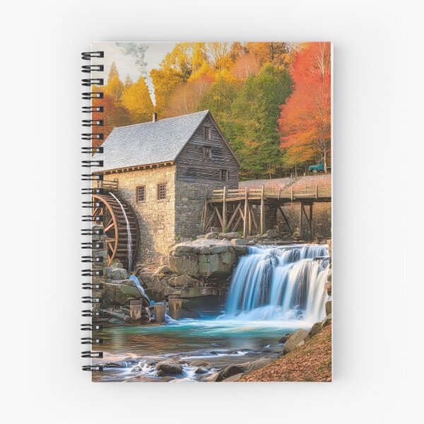 Item preview, Old Mill Stream in the Fall designed and sold by Glenburn Graphics.