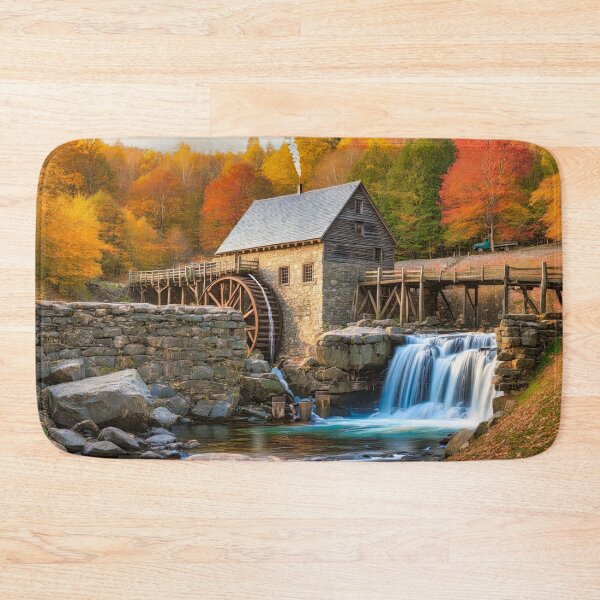 Item preview, Old Mill Stream in the Fall designed and sold by Glenburn Graphics.