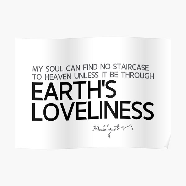 staircase to heaven - michelangelo Poster
