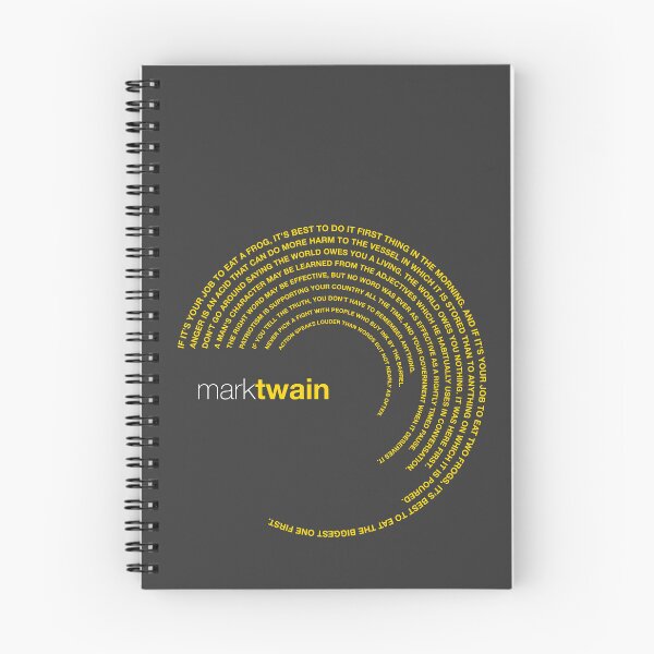 Item preview, Mark Twain famous quotes poster [gold] designed and sold by CMYKStudio.
