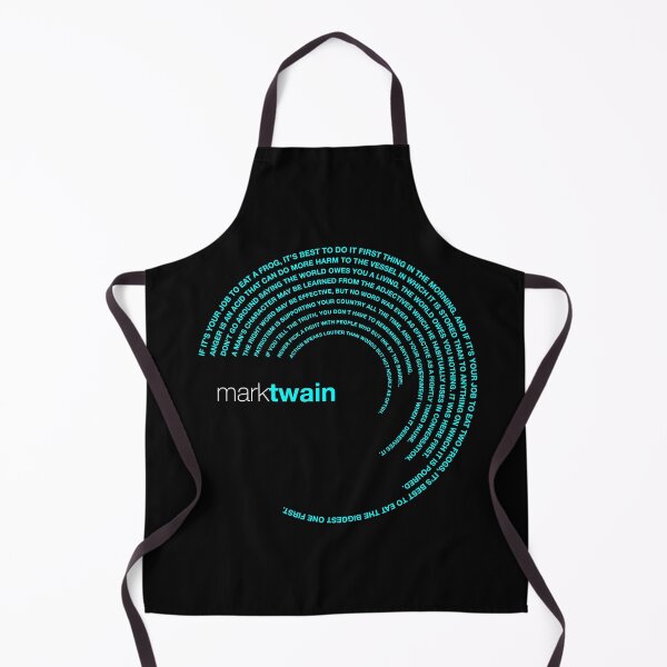 Item preview, Mark Twain famous quotes poster [aqua] designed and sold by CMYKStudio.