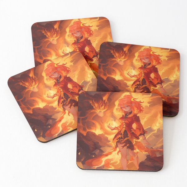 Item preview, Burning girl designed and sold by M-Y-A-R-T-.