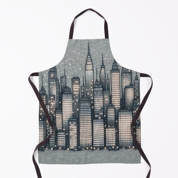 Item preview, City of Lights - Urban Skyline Neon Night Wall Art designed and sold by YNAMREG.