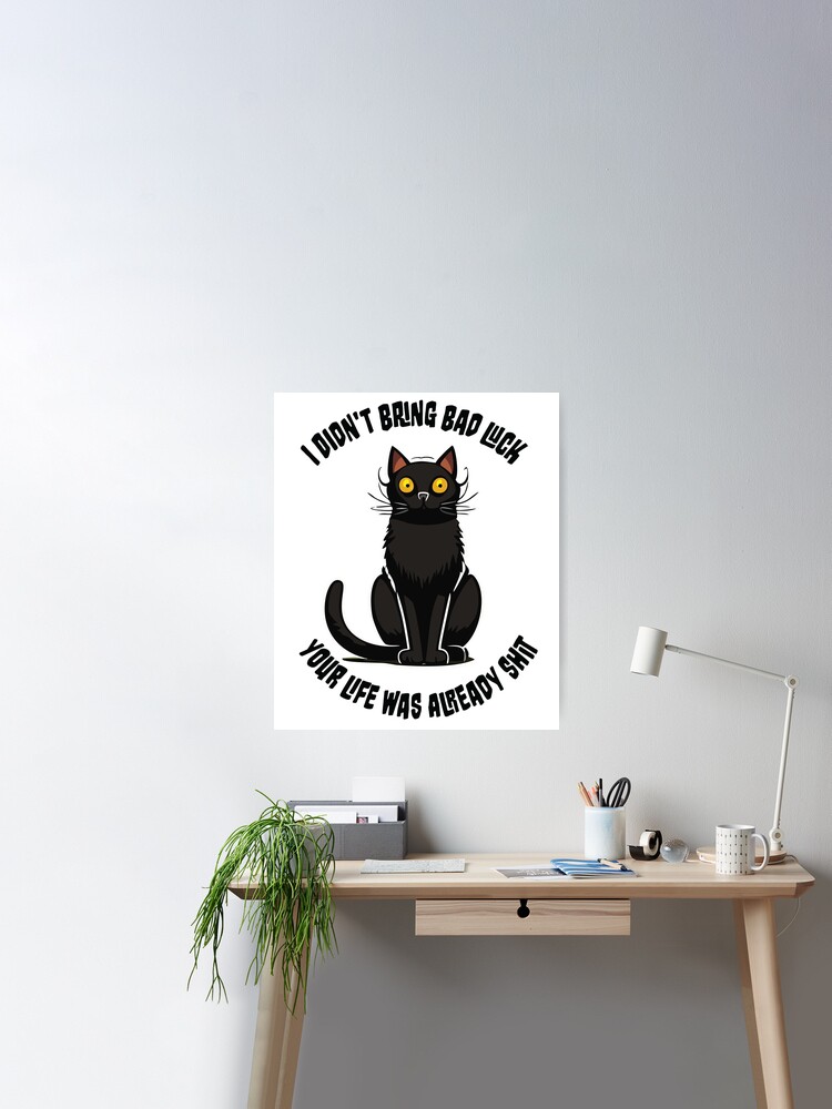 Black Cats Are Magic Die Cut Sticker