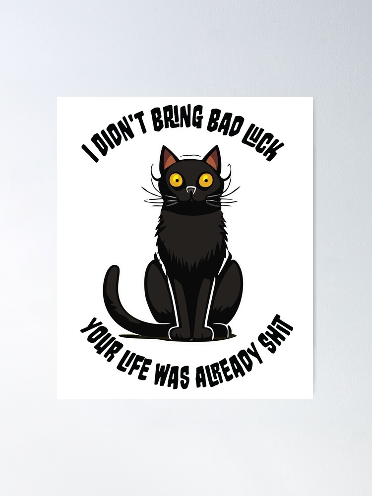 Black Cats Are Magic Die Cut Sticker