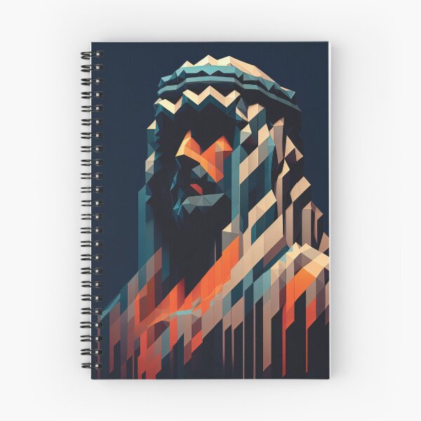 Item preview, Bedouin Portrait made up of 3D Shapes designed and sold by AtithasosTragos.