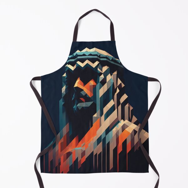 Item preview, Bedouin Portrait made up of 3D Shapes designed and sold by AtithasosTragos.