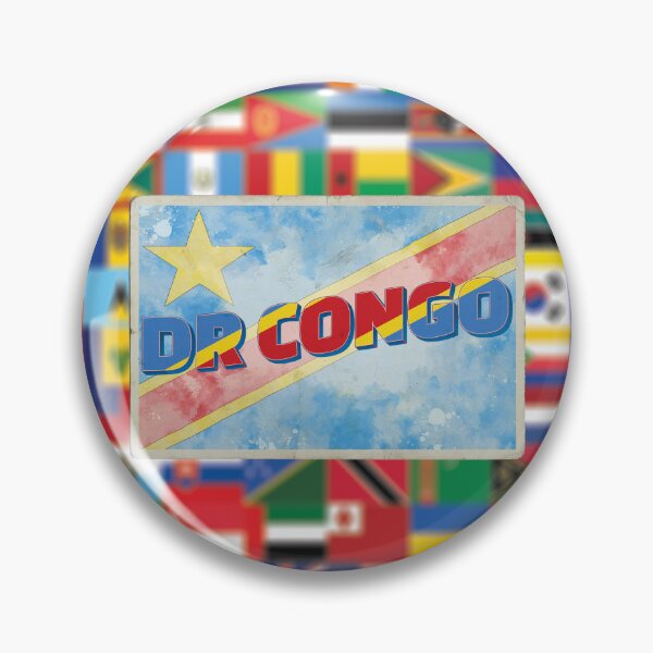 Item preview, Democratic Republic of the Congo vintage style retro souvenir designed and sold by DeveloperProp0.