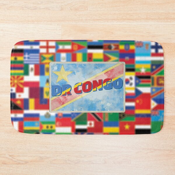Item preview, Democratic Republic of the Congo vintage style retro souvenir designed and sold by DeveloperProp0.