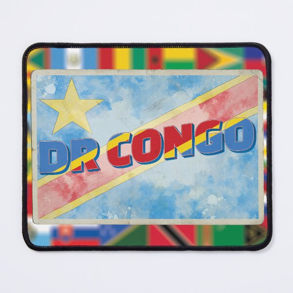 Item preview, Democratic Republic of the Congo vintage style retro souvenir designed and sold by DeveloperProp0.