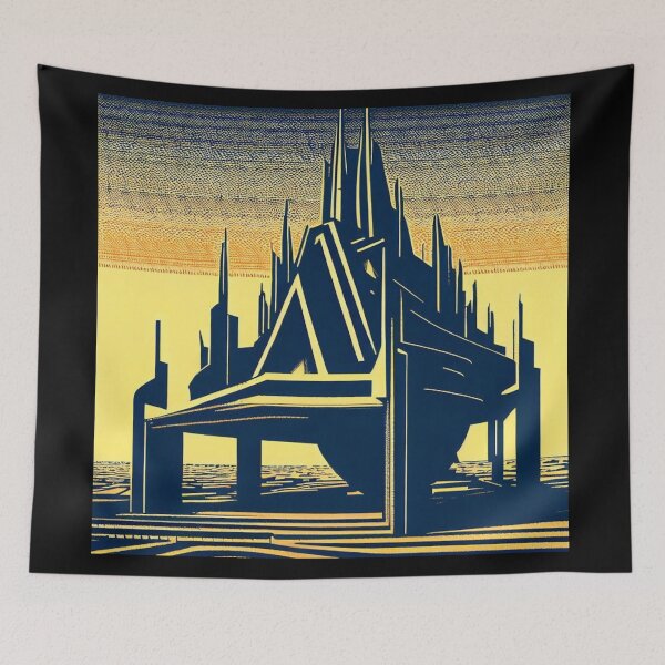 Item preview, SF Futuristic Church 2 designed and sold by CrankyOldDude.