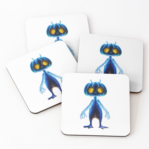 Item preview, Cute neon ghost with a pumpkin head and yellow eyes designed and sold by CoolVisionStd.