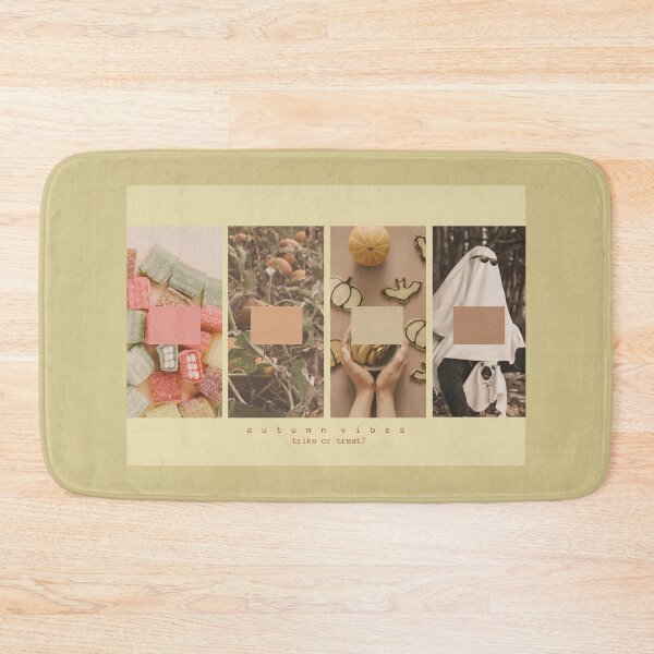 Item preview, Halloween with my Ghost Dog , earth tones, mushrooms, harvest and pumpkin designed and sold by tonosterra.