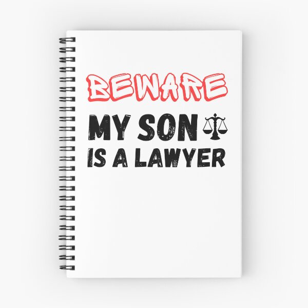 Item preview, funny Beware My son Is A Lawyer designed and sold by Alfaashoop.