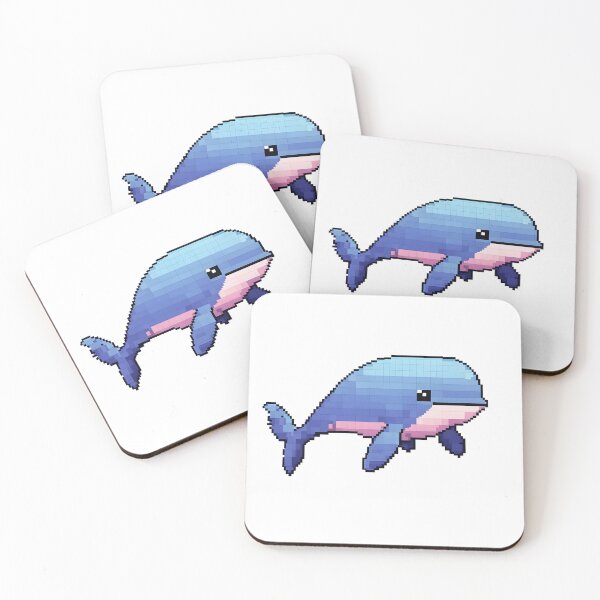 Item preview, Pixel Baby Whale designed and sold by mancikart.