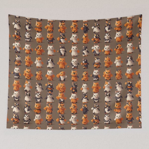 Item preview, Funny Cats in Halloween Style - Cartoon style designed and sold by AleksKos.
