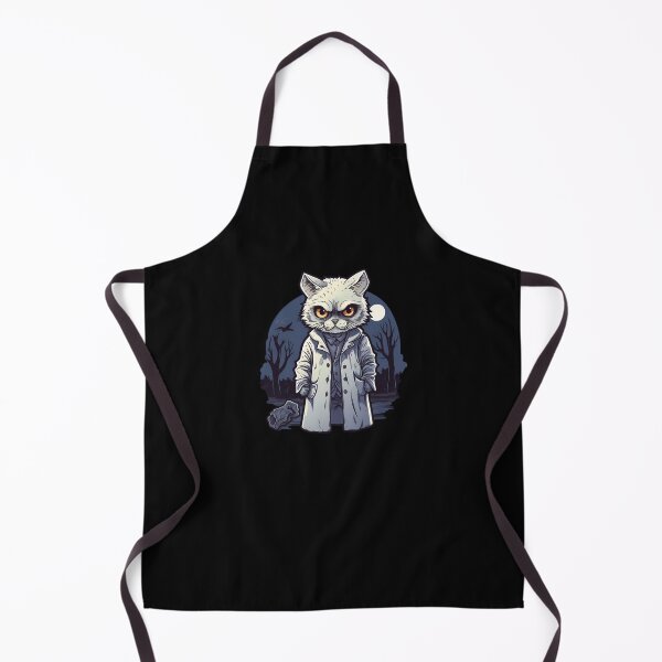 Item preview, Halloween Scary Cemetery Stalker Cat: Creepily Captivating designed and sold by hamishby.