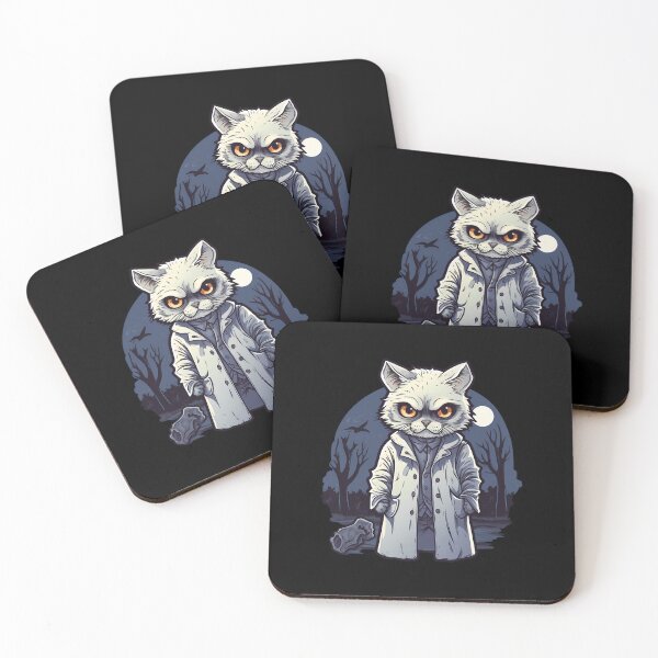 Item preview, Halloween Scary Cemetery Stalker Cat: Creepily Captivating designed and sold by hamishby.