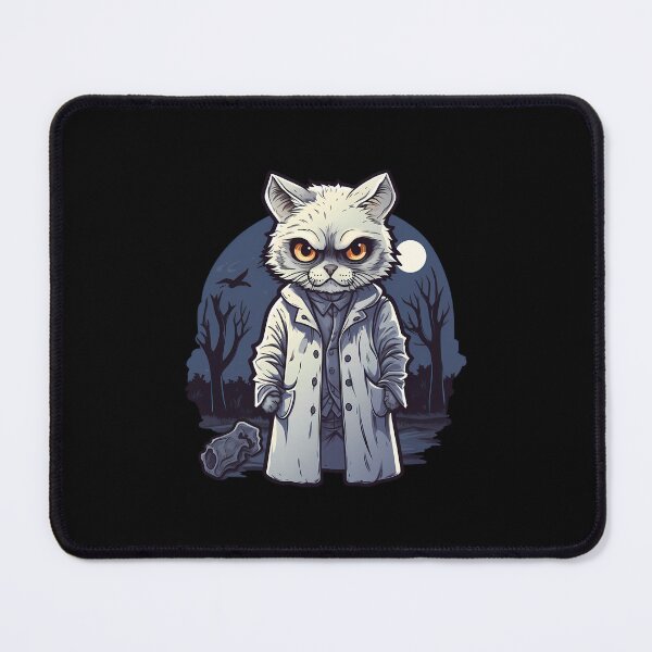 Item preview, Halloween Scary Cemetery Stalker Cat: Creepily Captivating designed and sold by hamishby.
