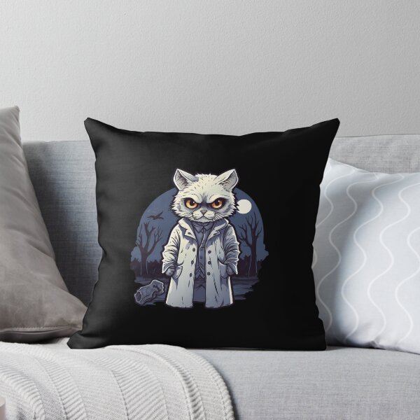 Item preview, Halloween Scary Cemetery Stalker Cat: Creepily Captivating designed and sold by hamishby.