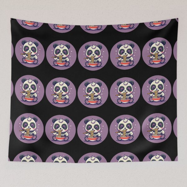 Item preview, Cute Panda Eating Ramen designed and sold by Daria-Shop.