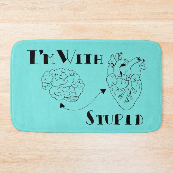 Item preview, Dysautonomia - I'm With Stupid Brain & Heart designed and sold by KayleeRoseArt.