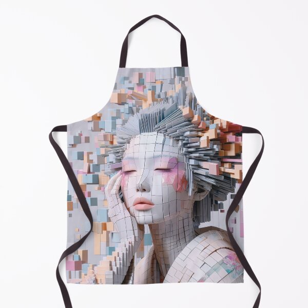 Item preview, Daydreaming. Portrait made up of 3D Shapes designed and sold by AtithasosTragos.