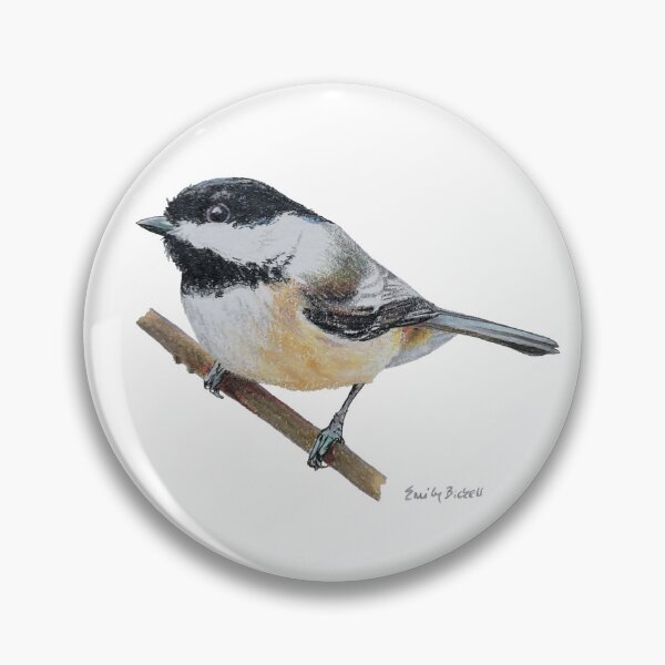 Item preview, Chickadee Drawing 5 (no background) designed and sold by Emily Bickell.
