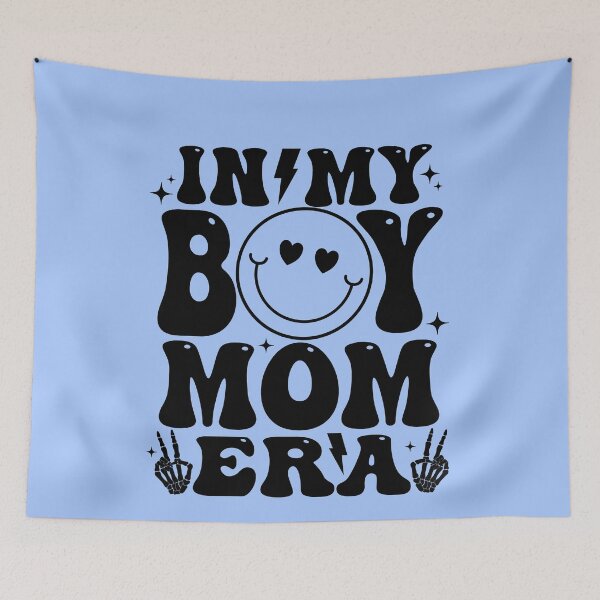 Item preview, In My Boy Mom Era Retro Expecting Mom Gender Reveal Gift designed and sold by i-longmanshop.