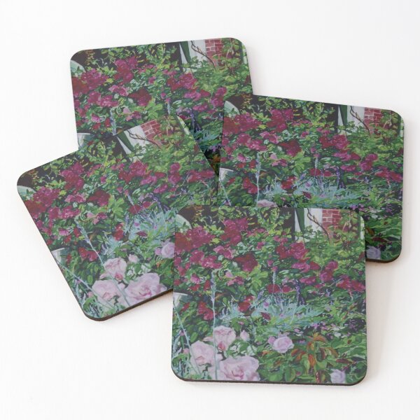 Item preview, Ruth and Ken's rose garden  from a gouache painting by Jo Reitze designed and sold by joreitzeartist.