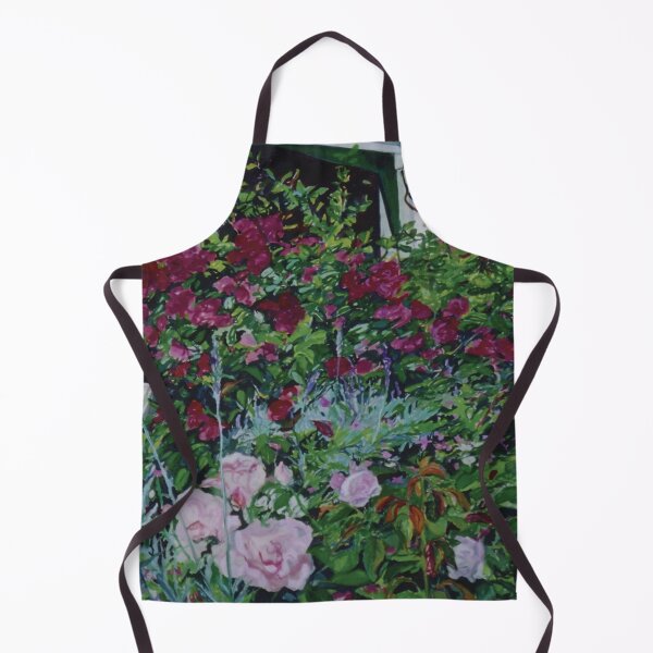 Item preview, Ruth and Ken's rose garden from a gouache painting by Jo Reitze designed and sold by joreitzeartist.