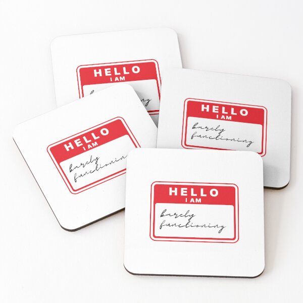 Item preview, Hi I'm barely functioning designed and sold by thisisbluetiful.