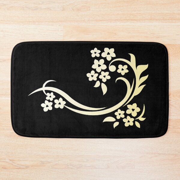 Item preview, golden colour floral art designed and sold by Unique010.