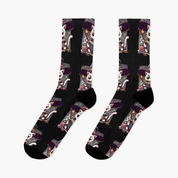Item preview, Kawaii witchy cat read evil spellbook designed and sold by TomFrontierArt.