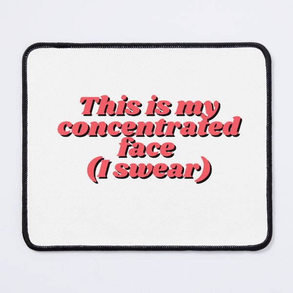 Item preview, concentrated face designed and sold by thisisbluetiful.