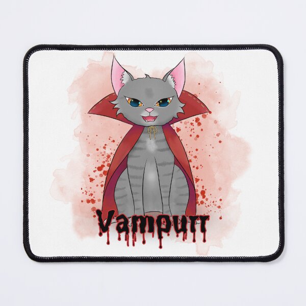 Item preview, Kawaii Vampire Cat designed and sold by AranisuDrawings.