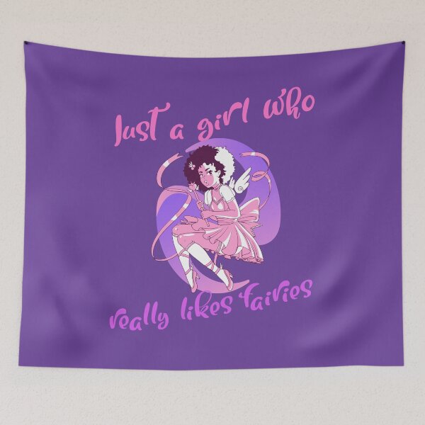Item preview, Just a girl who really likes fairies. Fairy Lover designed and sold by Rebel-Design.