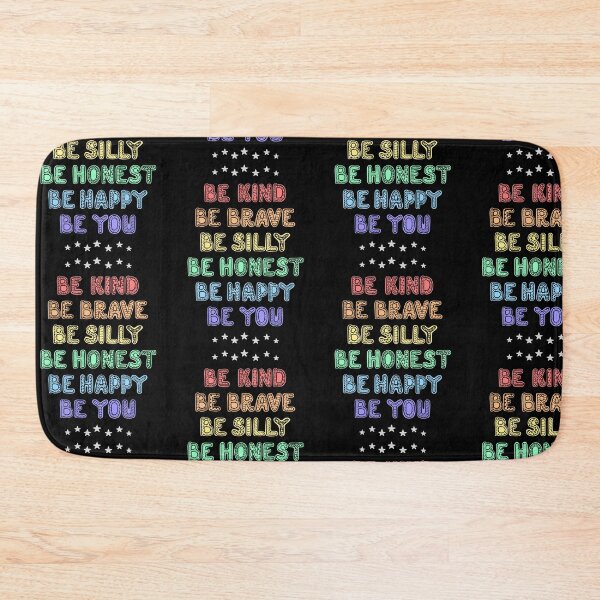 Item preview, Be kind, Be Brave, Be Silly, Be Honest, Be Happy, Be You, Be Yourself  designed and sold by Krsna Priya.