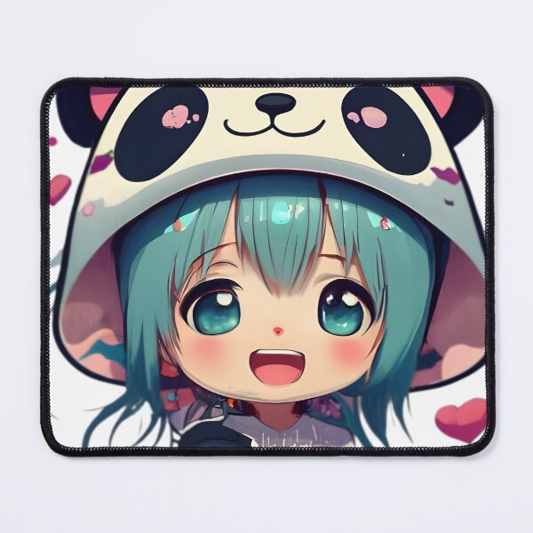 Item preview, Anime Girl with Panda Hat designed and sold by culturageekstor.