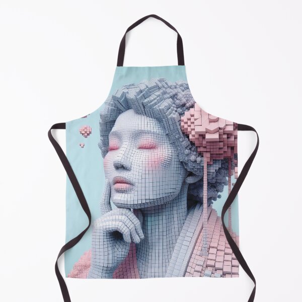 Item preview, Daydreaming. Portrait made up of 3D Shapes designed and sold by AtithasosTragos.