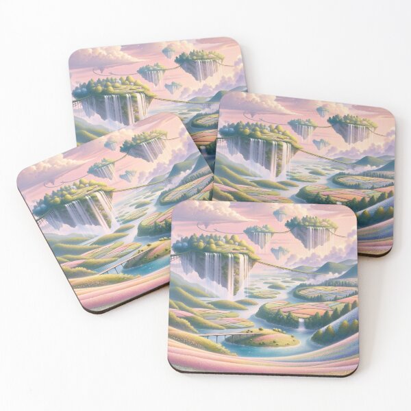 Item preview, Far Away Floating Islands designed and sold by MarleyVL.