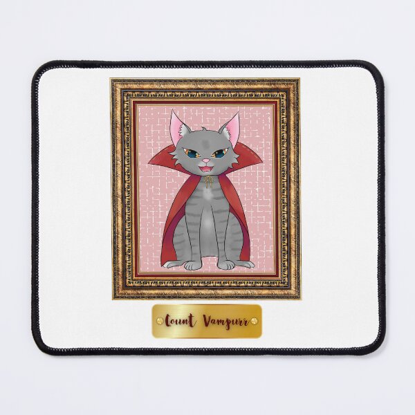 Item preview, Kawaii vampire cat count designed and sold by AranisuDrawings.