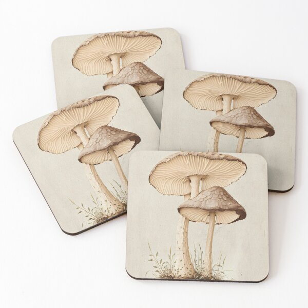 Item preview, Vintage style Blewit Mushroom art, Mushroom poster, Mushroom illustration, Mushroom Art work, Mushroom print designed and sold by JacquiHall.