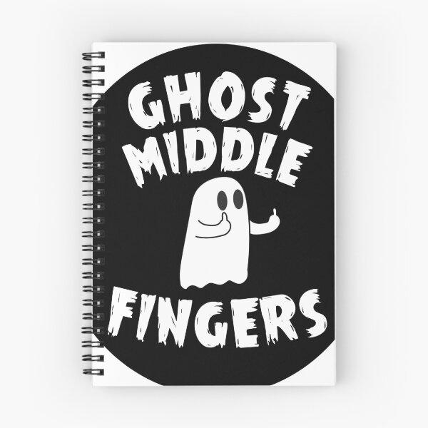 Artikelvorschau, Lustiger süßer Geist, süßes Halloween, GEISTER-MITTELFINGER, GEISTER-MITTELFINGER, LUSTIGES ZITAT, süßer Geist, cooler Halloween-Geist, minimalistisches Design entworfen und verkauft von STC SHOP.