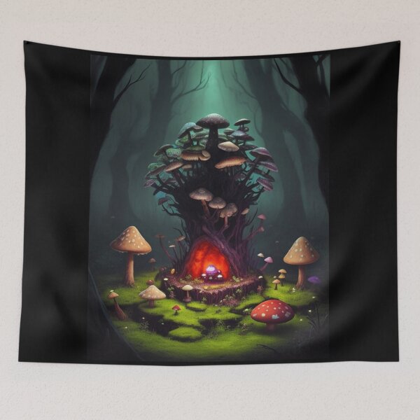 Aperçu de l'œuvre Monde souterrain des champignons créée et vendue par Beyond The Veil.